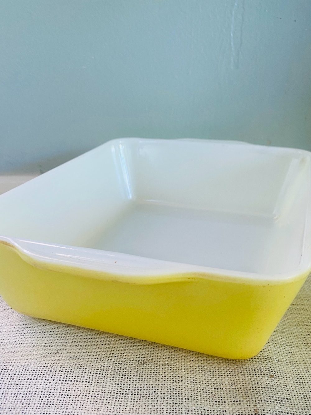 Vintage Pyrex Yellow  Refrigerator Casserole Baking Dish 503-b